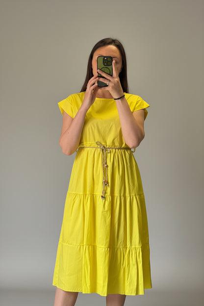 Abito Midi a Balze Estivo – 4 Colori | Nùa boutique