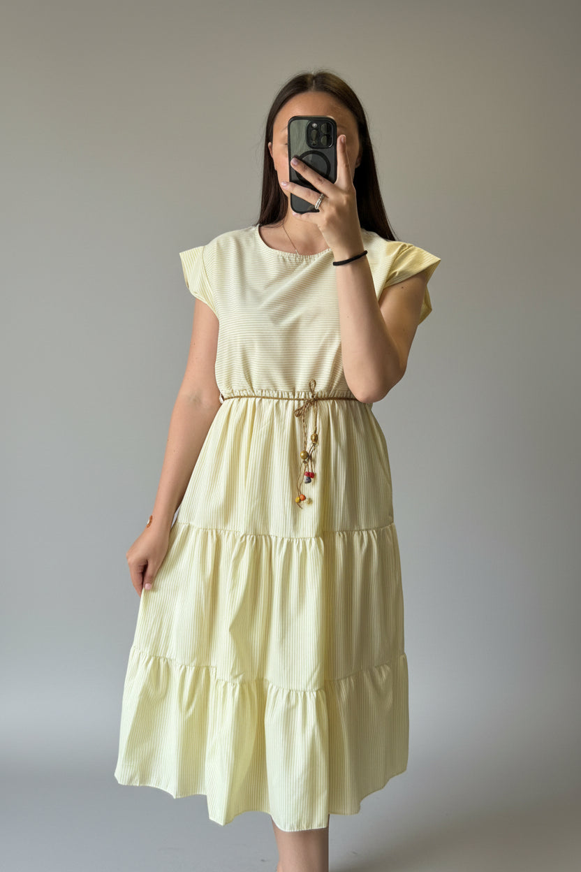 Abito Midi a Balze Estivo – 4 Colori | Nùa boutique