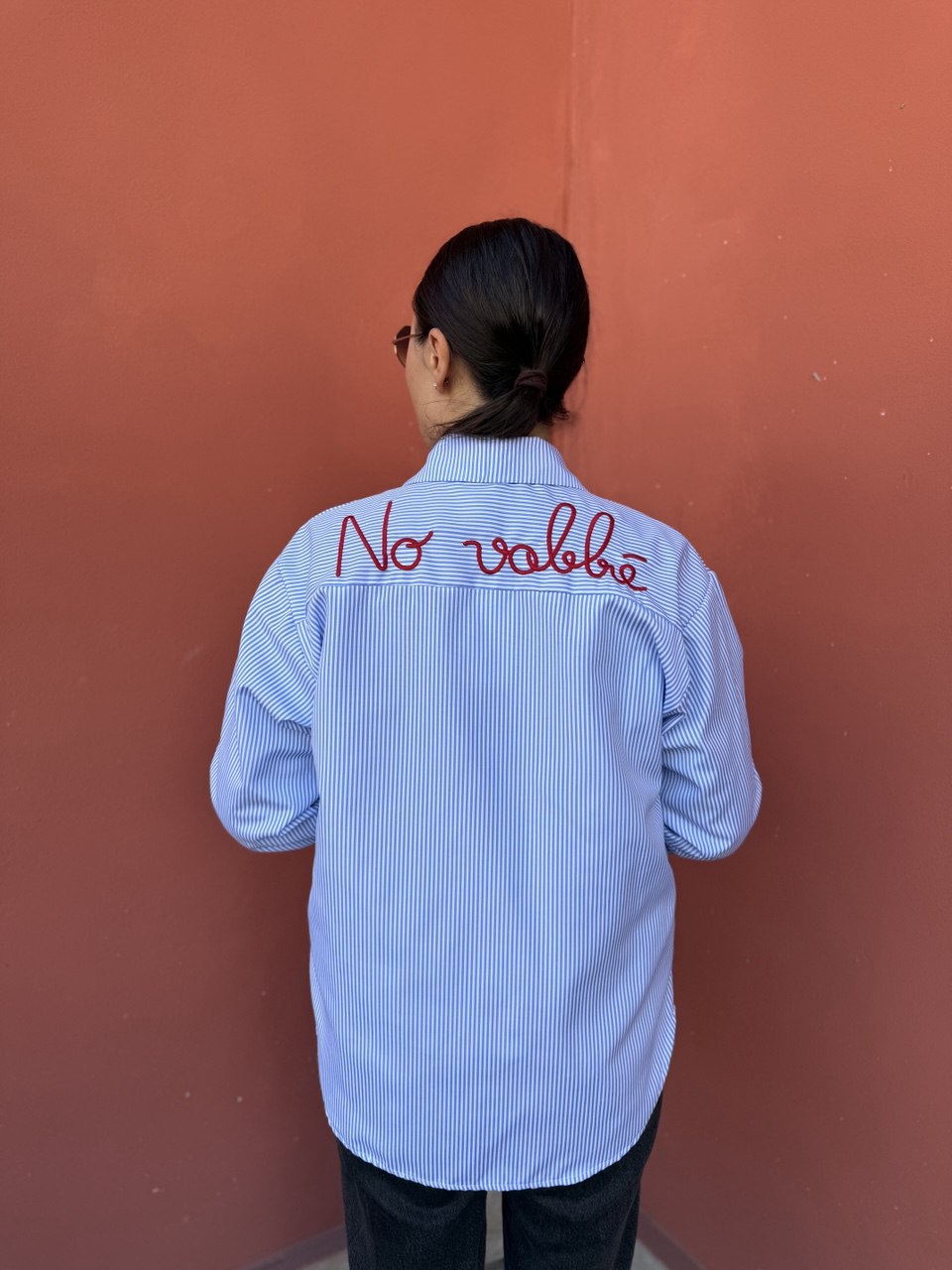 Camicia a righe No Vabbè