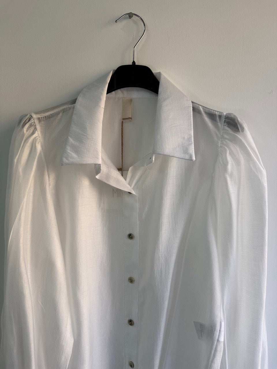 Camicia Bianca Pure – con colletto maxi - Nùa Boutique