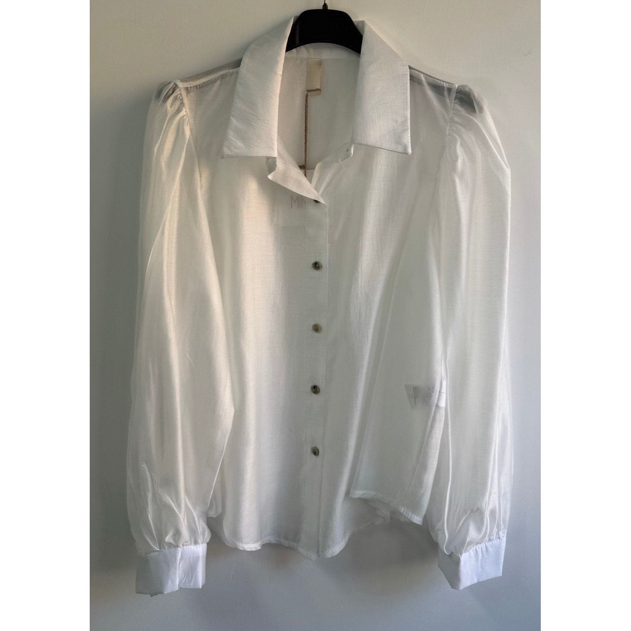 Camicia Bianca Pure – con colletto maxi - Nùa Boutique