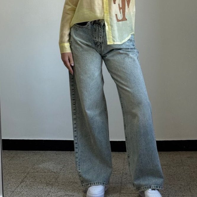 Jeans Lumina a Gamba Dritta - colore vintage - Nùa Boutique