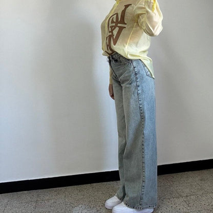 Jeans Lumina a Gamba Dritta colore vintage - Nùa Boutique