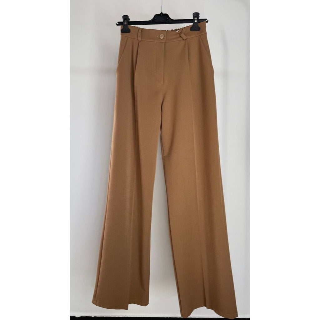 PANTALONE A PALAZZO MARRONI - Nùa Boutique