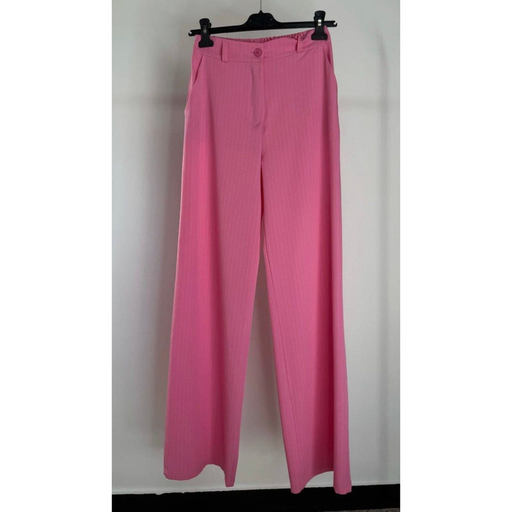 PANTALONE A PALAZZO ROSA - Nùa Boutique
