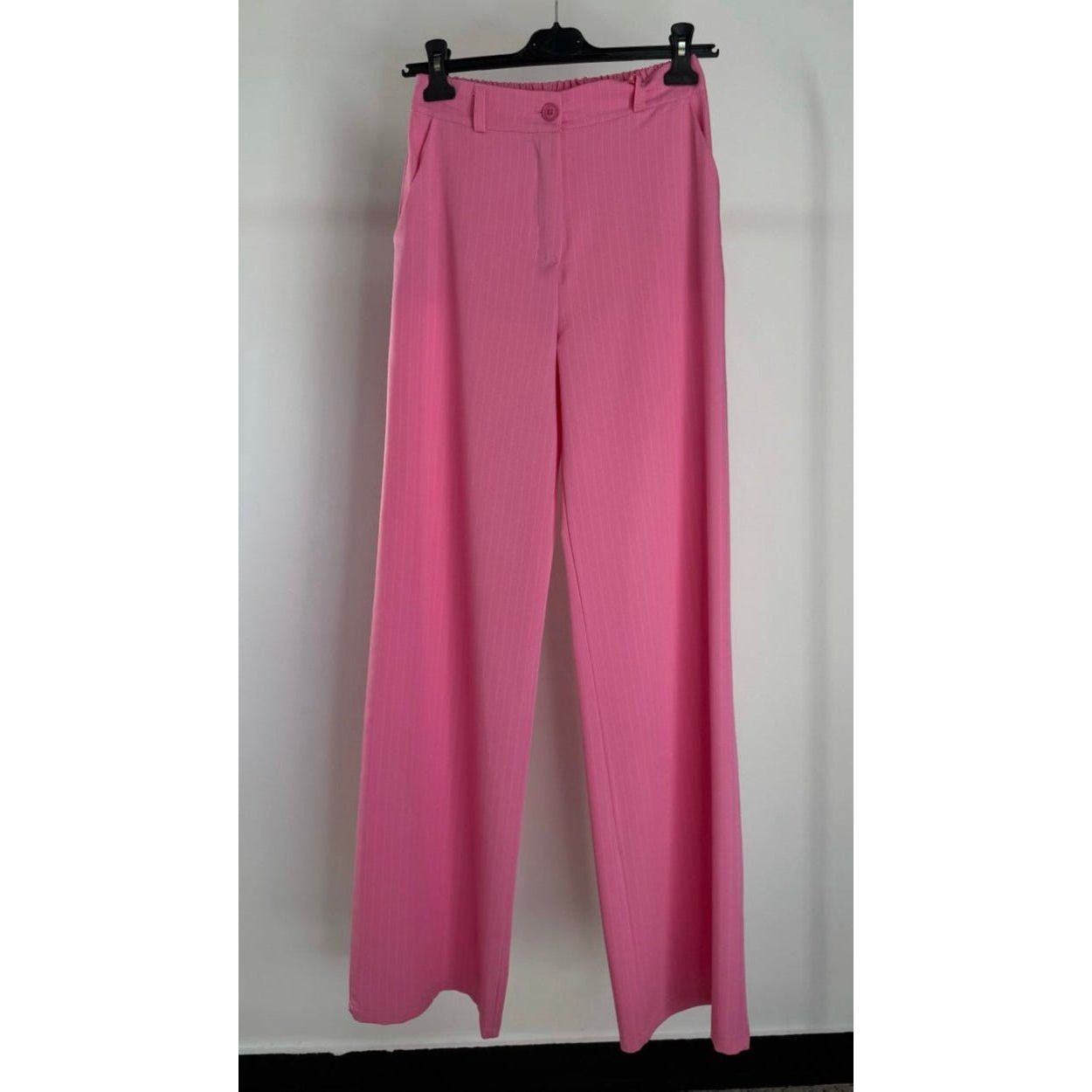 PANTALONE A PALAZZO ROSA - Nùa Boutique
