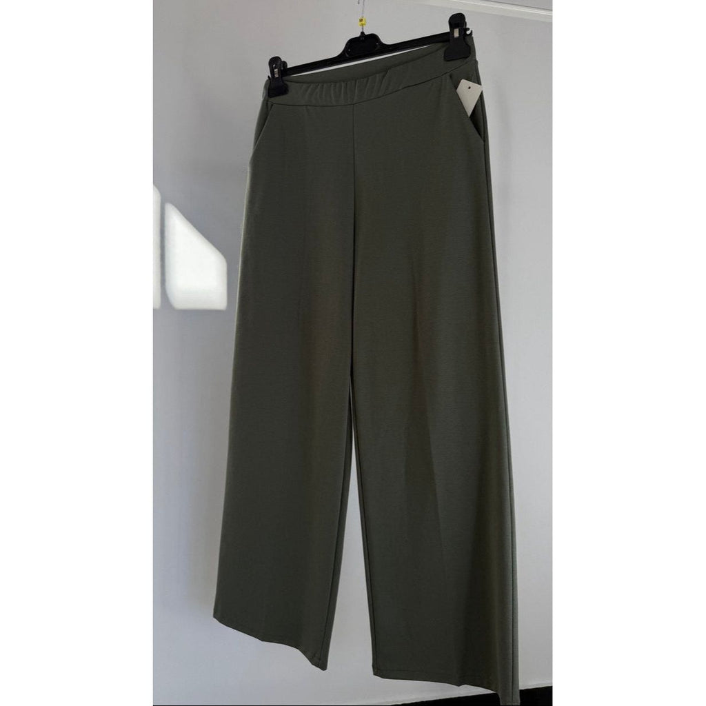 PANTALONE ELEGANTE VERDE MILITARE - Nùa Boutique