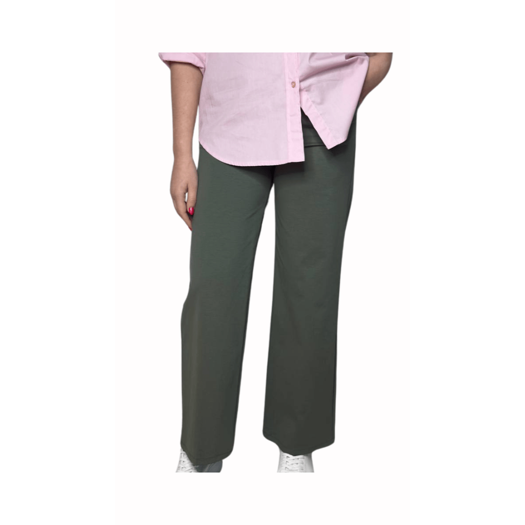 PANTALONE ELEGANTE VERDE MILITARE - Nùa Boutique