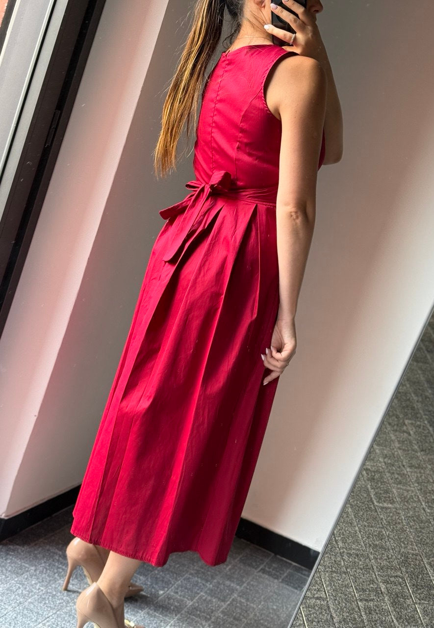 Abito Midi Scarlett a Pieghe