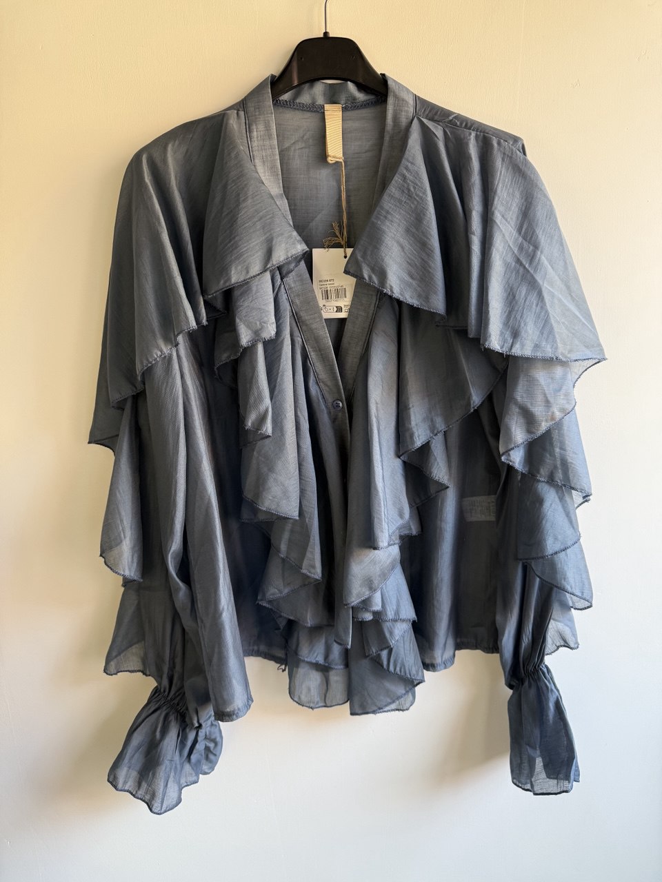 Blusa con Rouches - Made in Italy