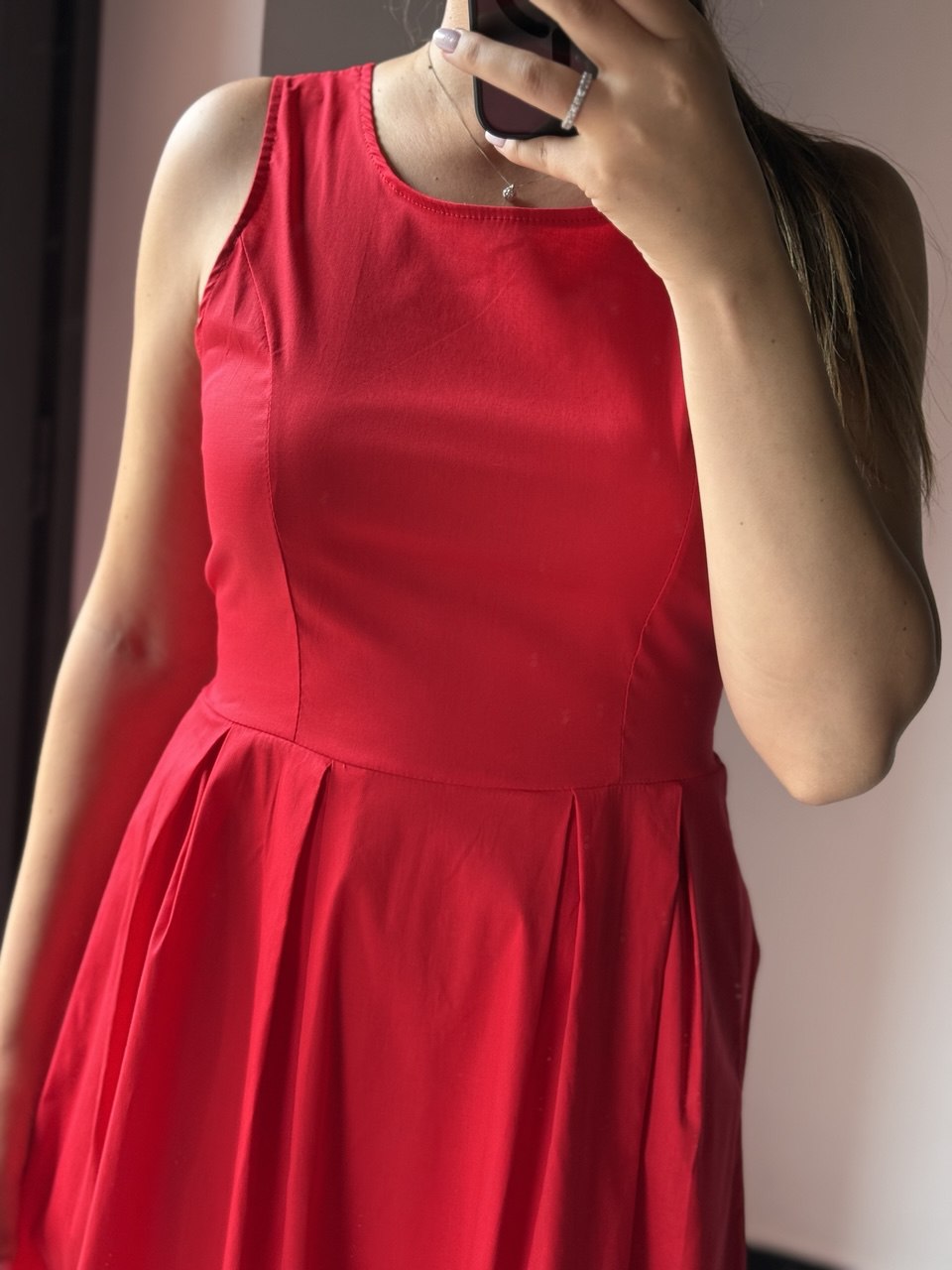 Abito Midi Scarlett a Pieghe