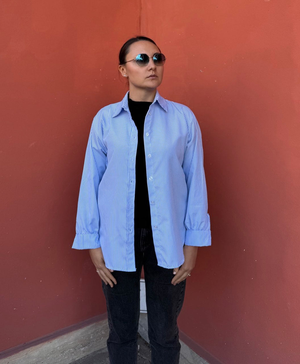 Camicia No Vabbè a righe – Regular fit| Made in Italy